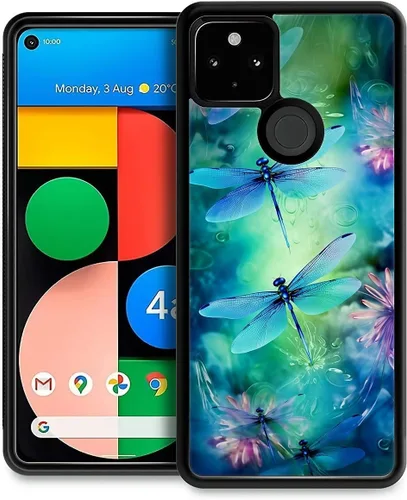 Vista 28 de Compatible con Google Pixel 4A 5G Mobile Case Creative Acrylic Panel trasero Silicona Protección Grip especialmente diseñado para Google Pixel 4A 5G