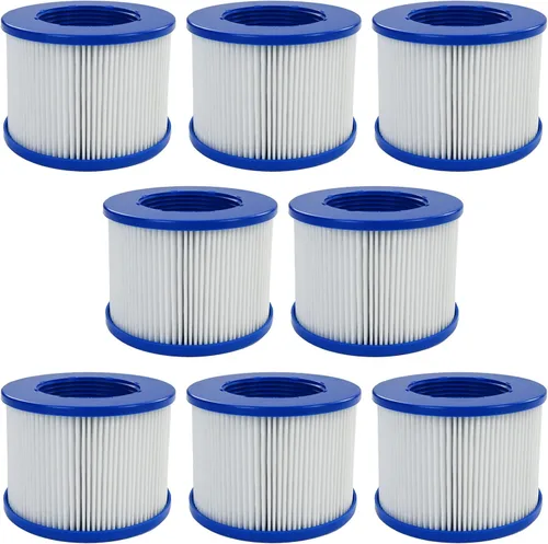 Vista 8 de Repuesto de filtro atornillado para bañera de hidromasaje RELXTIME/ALEKO/Wejoy Aquaspa/Co-z/Wave/CleverSpa, cartuchos roscados para jacuzzis Paquete