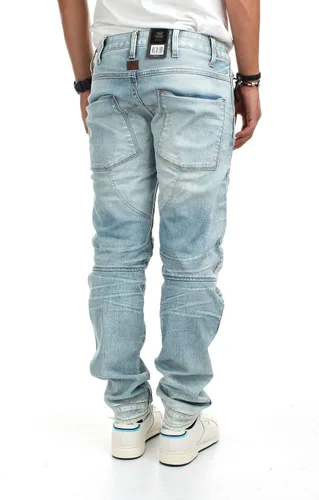 Vista 6 de G-Star Raw Men's 3D Slim Fit Jean in Intor Black Stretch Denim Jean