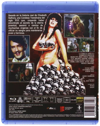 Vista 2 de Countess Dracula (1971) ( La Condesa Dracula ) Blu-Ray, Reg.ABC Import - Spain