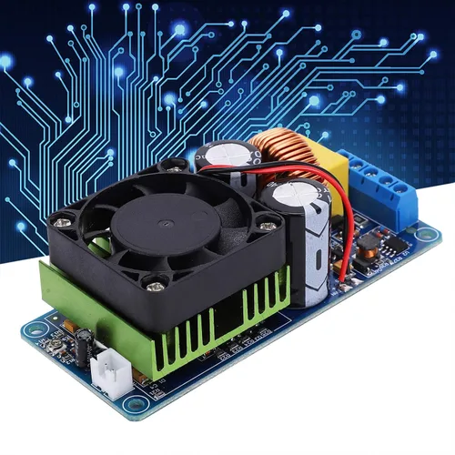 Vista 6 de YWBL-WH Módulo amplificador digital Tablero de amplificador de audio DIY componente del sistema de sonido 500W DC58-70V
