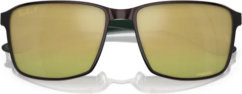 Vista 5 de Ray-Ban Rb3721ch Chromance Square Sunglasses