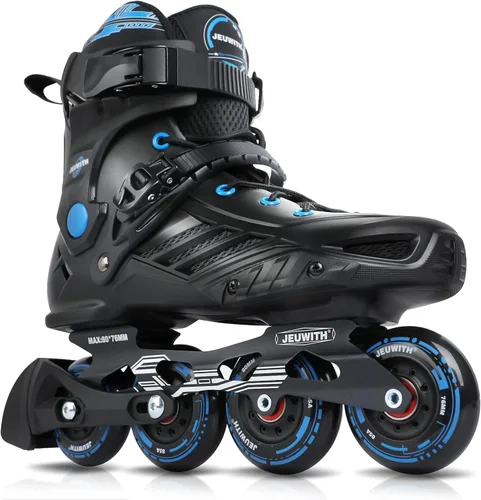 Vista 8 de Patines en línea para mujeres y hombres, cuchillas de calle al aire libre, para adultos, hombres y mujeres, patines profesionales de fitness unisex