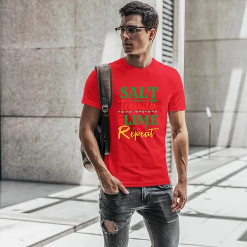 Vista 3 de Cinco de Mayo Salt Lime Gift Perfect Mexican FiestaThemed Gift for Friends Family Men Women Black Multicolor T shirt