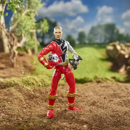 Vista 8 de Power Rangers Lightning Collection Dino Fury Red Ranger - Figura de acción coleccionable de 6 pulgadas