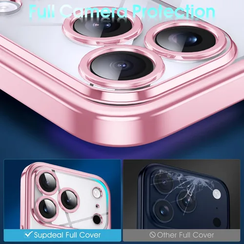 Vista 86 de Supdeal Funda cristalina transparente para iPhone 11, [No se amarillea] [Protección de la cámara] [Probado contra caídas de grado militar] Funda