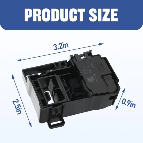 Vista 5 de WH01X27954 Interruptor de bloqueo de tapa de lavadora Compatible para interruptor de bloqueo de tapa de lavadora GE y reemplazo de Hotpoint