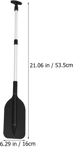 Vista 7 de BESPORTBLE Remo telescópico para kayak: 2 paquetes de 22-41 pulgadas de aleación de aluminio remos plegables para lancha, kayak, rafting, canoa
