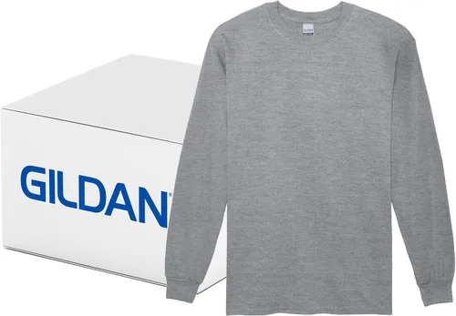 Vista 63 de Gildan - Camiseta de manga larga de algodón ultra estilo G2400 para adultos, paquete múltiple