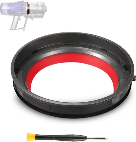 Vista 10 de Anillo de sellado fijo en la parte superior del depósito de polvo para aspiradora Dyson V10 SV12, diámetro de soporte de 4.52 pulgadas, piezas