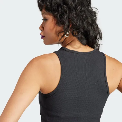 Vista 7 de adidas Originals Camiseta sin mangas acanalada Essentials para mujer