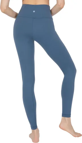 Vista 4 de 90 Degree by Reflex - Leggings con función de control de abdomen, de cintura alta y confeccionados con tejido Power Flex
