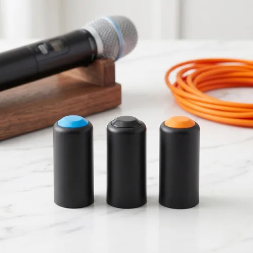Vista 7 de SUPVOX - 3 fundas para batería de micrófono inalámbrico, tapas traseras de plástico atornilladas, cubiertas inferiores de micrófono de repuesto