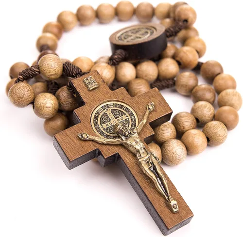 Vista 3 de Intercession Mens St Bennedict Large Rosary
