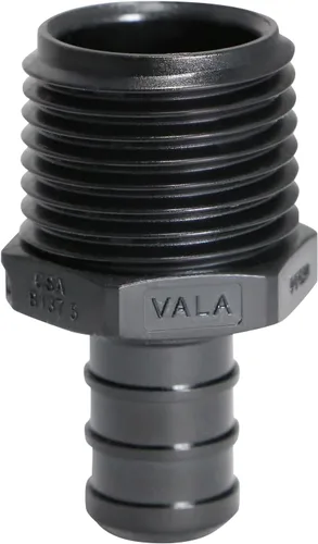 Vista 2 de XFITTING Adaptador NPT macho Pex B de 1/2 pulgada x 1/2 pulgada, aleación de polietileno, 5 piezas