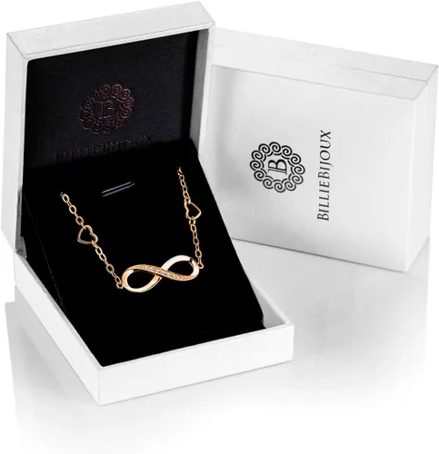 Vista 12 de Billie Bijoux Pulsera ajustable de plata de ley 925 con símbolo de amor infinito infinito para mujer
