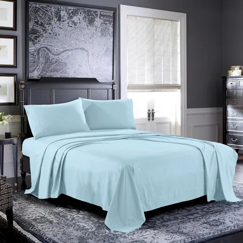 Vista 15 de Pure Bedding Juego de Sábanas Twin - Sábanas de Cama de Microfibra Ultra-Suave 1800 - Doble Cepillado - Bolsillos Profundos - Ajuste Fácil - Extra