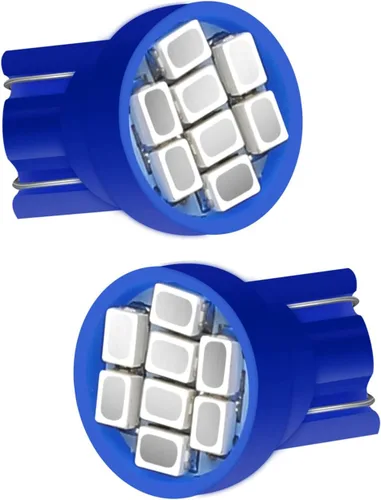 Vista 3 de Paquete de 10 bombillas LED T10 194 168 158 161 2825 para panel de instrumentos, panel de instrumentos, panel de instrumentos, panel de Azul
