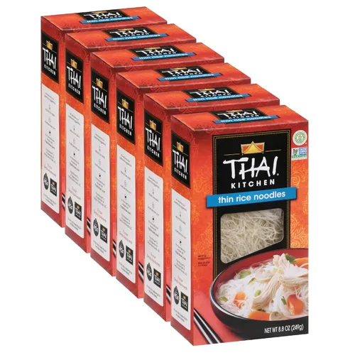 Vista 9 de Thai Kitchen Fideos de arroz finos sin gluten, 8.8 onzas