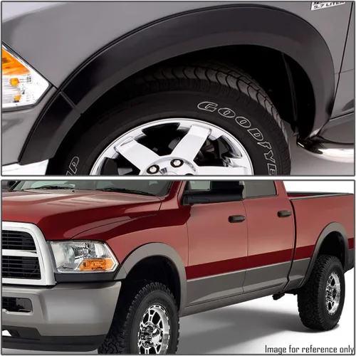 Vista 7 de DNA Motoring IF-10021-MBK - Juego de 4 protectores de rueda de guardabarros estilo OE compatibles con 11-18 Ram 1500, excluye los modelos RT y Rebel
