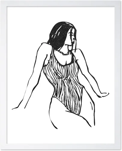 Vista 37 de Poster Master Faces Poster - Retro Women Print - Portrait Art - Sketch Illustration - Abstract Artwork - Woman Design - Chic Boho Design - Great