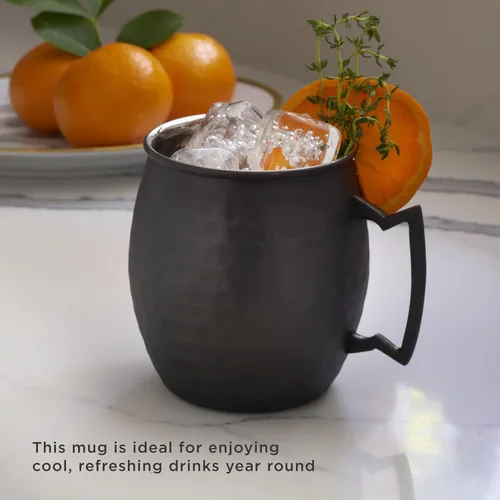 Vista 3 de Houdini Noir Moscow Mule Hammer Taza 18 onzas