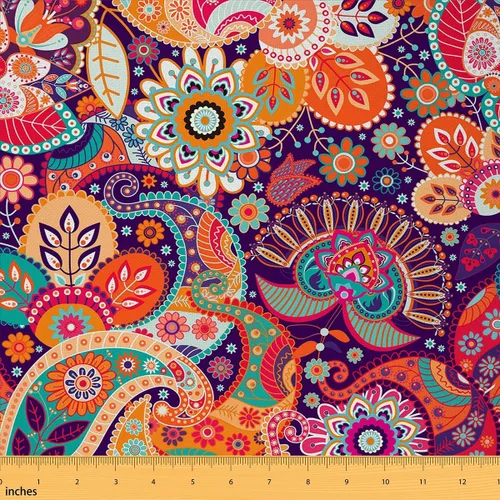 Vista 37 de Castle Fairy - Tela decorativa con flores Mandala de Castle Fairy por The Yard, diseño rústico de diente de león floral naturaleza planta