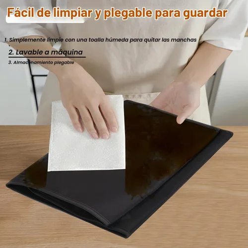 Vista 7 de Cubierta para horno tostador, resistente al agua, resistente al calor, a prueba de polvo, funda protectora para BLACK+DECKER 4 rebanadas Crisp 'N