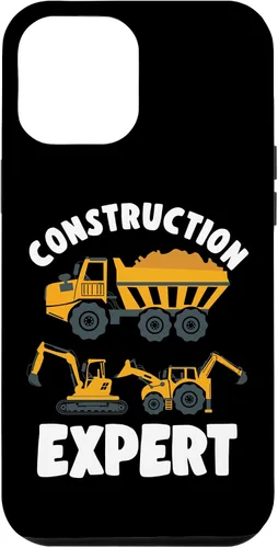 Vista 25 de iPhone 13 Pro Max Truck Construction Expert Excavator Digger para niño pequeño caso