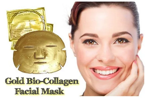 Vista 4 de AICHUN BEAUTY Lujosa mascarilla facial bio-colágeno de oro de 24 quilates (5 piezas)