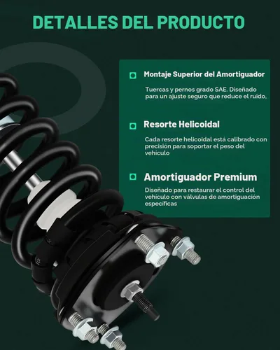 Vista 2 de SCITOO Conjunto de puntales delanteros para Jeep Grand Cherokee 2005-2010 2PCS