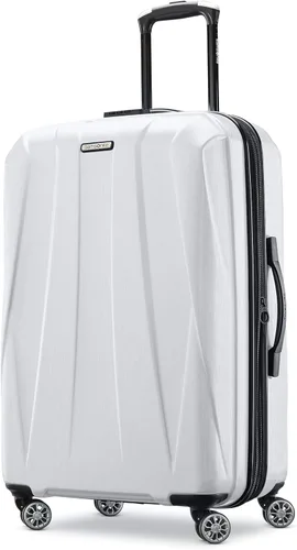Vista 10 de Samsonite Centric 2 Set de maletas rígidas expandibles con ruedas giratorias dobles, Azul Caribe, Juego de 2 piezas (equipaje de mano/grande)