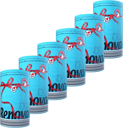 Vista 11 de Renova - Juego de rollos de toallas de papel, 2 rollos, 2 capas, 120 hojas altamente absorbentes, eleva tu imagen con estilo profesional y Amarillo
