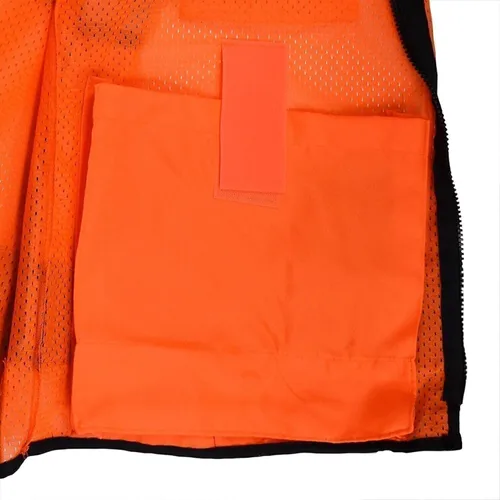 Vista 8 de Radians SV65-2ZOM-M Chaleco de seguridad industrial, naranja, mediano, grande