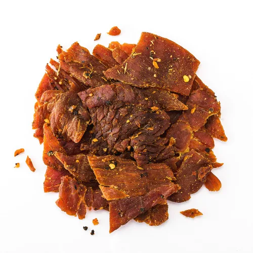 Vista 3 de Perky Jerky Jammin' Jamaican Turkey Jerky, 14oz – Bajo en sodio – 11g de proteína por porción – Bajo en grasa – 100% de origen estadounidense