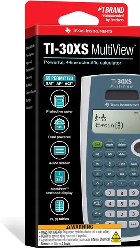 Vista 9 de Texas Instruments Calculadora científica TI-30XS MultiView
