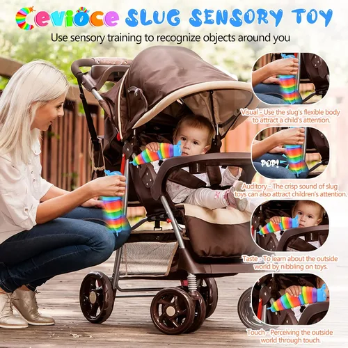 Vista 3 de Cevioce Juguete Fidget de Babosa, Juguetes Fidget de Babosa Sensorial para Niños y Adultos, 1 PC Juguetes Sensoriales para Autismo para Niños