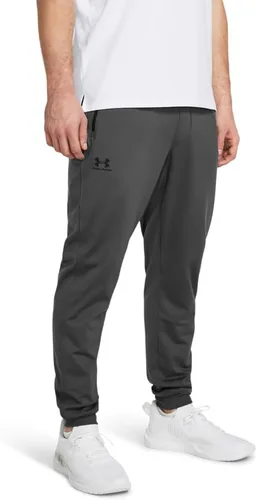 Vista 33 de Under Armour Sportstyle - Pantalones deportivos de tricot para hombre (011) Mod Gris/ Blanco