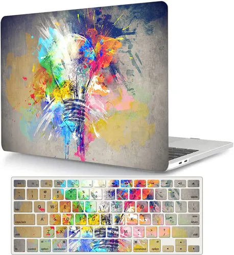 Vista 13 de Funda compatible con MacBook Pro de 13 pulgadas con CD-ROM (Modelo: A1278, versión antigua 2012 2011 2010 2009 2008), carcasa rígida de plástico