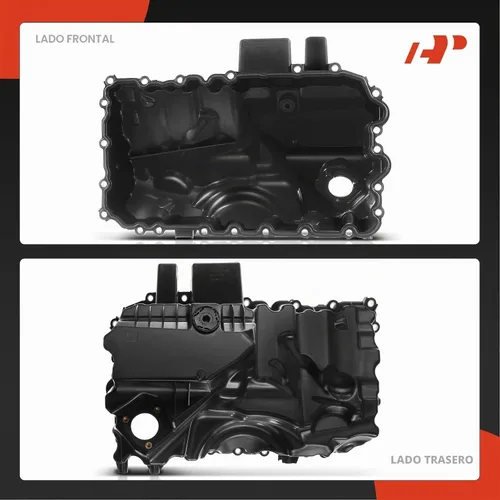 Vista 8 de A-Premium Cárter de aceite del motor con tapón de drenaje compatible