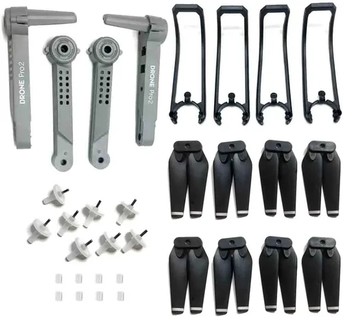 Vista 10 de Accessories for Quadcopters, Shovel Protection Arm 'Propulsor, Motor, Gear, Suitable for the FPV E99 Pro2 Control Drone Kit(Black)