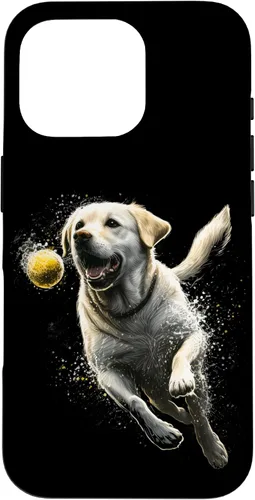 Vista 20 de Yellow Labrador Retriever Chasing a Ball Labrador Retriever Case for iPhone 17