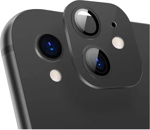 Vista 8 de LucBuy Protector de lente de cámara para iPhone XR Convert to iPhone 11, película de vidrio templado transparente ultra fina, cubierta protectora