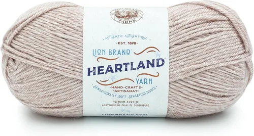 Vista 25 de Lion Brand Yarn Heartland Yarn, Hilo de Peso Medio para Tejer, Ganchillo y Manualidades, 1 Paquete, Great Smoky Mountains Grandes Montañas Humeantes