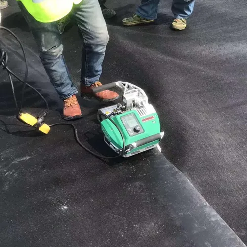 Vista 5 de Utoolmart 4 unids Rectángulo de goma de repuesto Sander Back Mat para Makita 9043 máquina lijadora