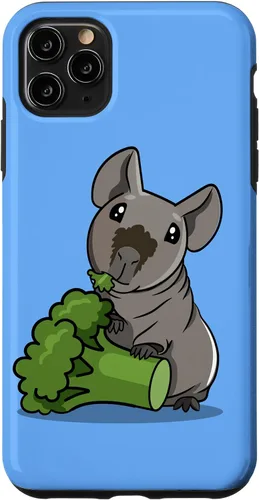 Vista 13 de Funny Kawaii Kids Broccoli Black Hairless Guinea Pig Lover Case for iPhone 17