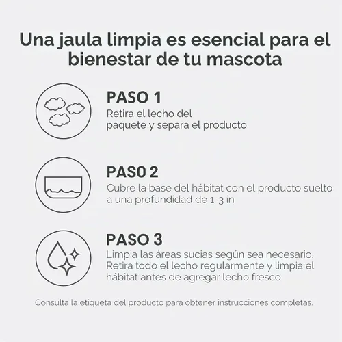 Vista 6 de Ropa de cama limpia y tierna para animal pequeño Kaytee, Natural Keeps habitats fresh. Small animal bedding for rabbits, guinea pigs, hamsters.