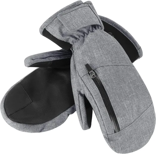 Vista 7 de American Trends Guantes de esquí para mujeres y hombres, impermeables, guantes de nieve de invierno, guantes de esquí para clima frío, snowboard