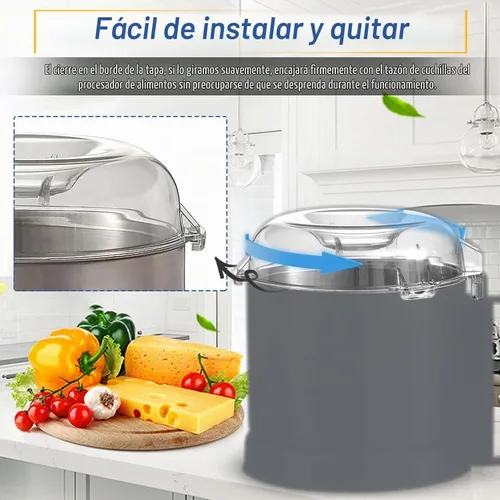 Vista 7 de 106458S - Tapa de cuenco para cortador compatible con robot cupé R2, R2B, R2 DICE, R2N, R101B