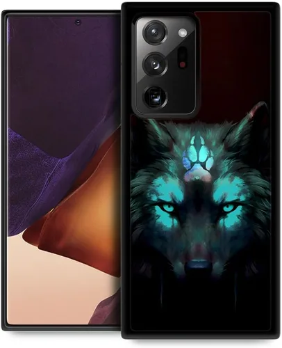 Vista 14 de CARLOCA Funda compatible con Samsung Galaxy S23 Plus, diseño gráfico de identidad negro espiritual lobo, a prueba de golpes, antiarañazos